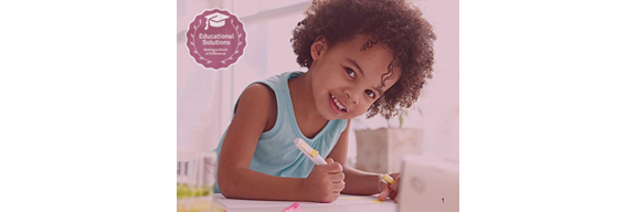 Student holding a pencil